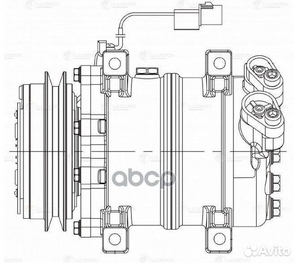 Компрессор mitsubishi L200 (06) /pajero Sport