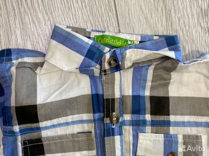 Рубашка детская новая 74 86