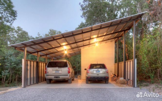 Навес из поликарбоната