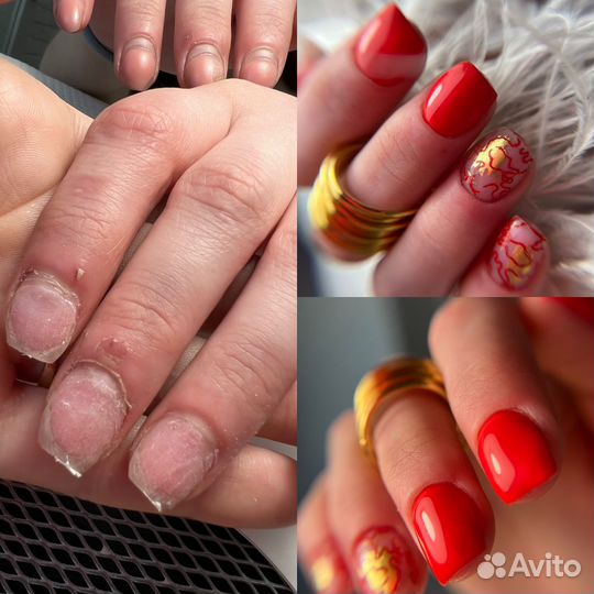 Модель маникюр покрытие гель лак