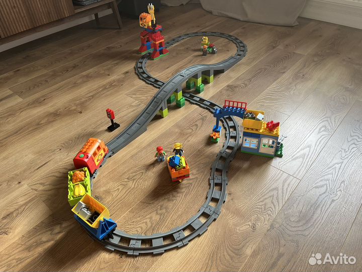 Lego duplo железная дорога 10508