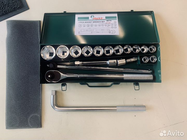 Набор торцевых головок на 3/4