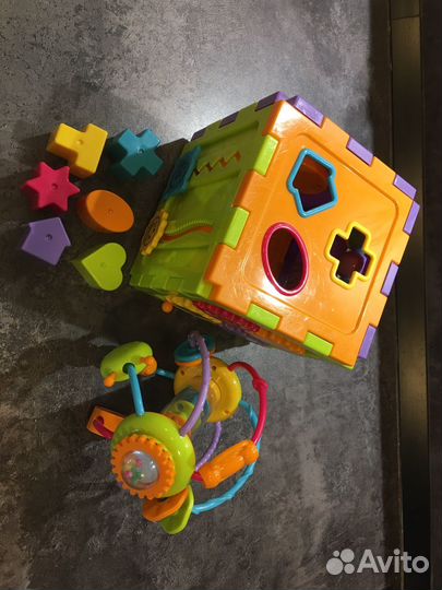 Развивающие игрушки. Сортер и бизи-шар