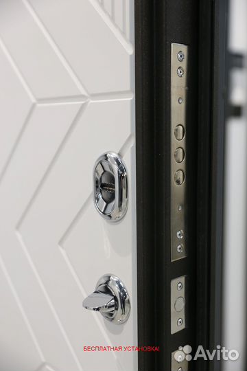 Толстая входная дверь с отличной шумоизоляцией