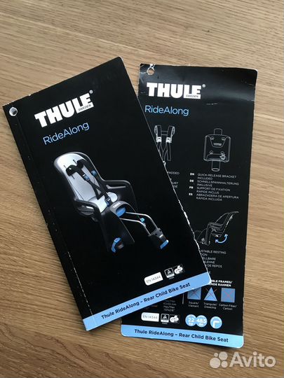 Детское велокресло Thule RideAlong+ шлем k2
