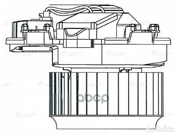 Вентилятор отопителя салона MB W176/C117/X156 1