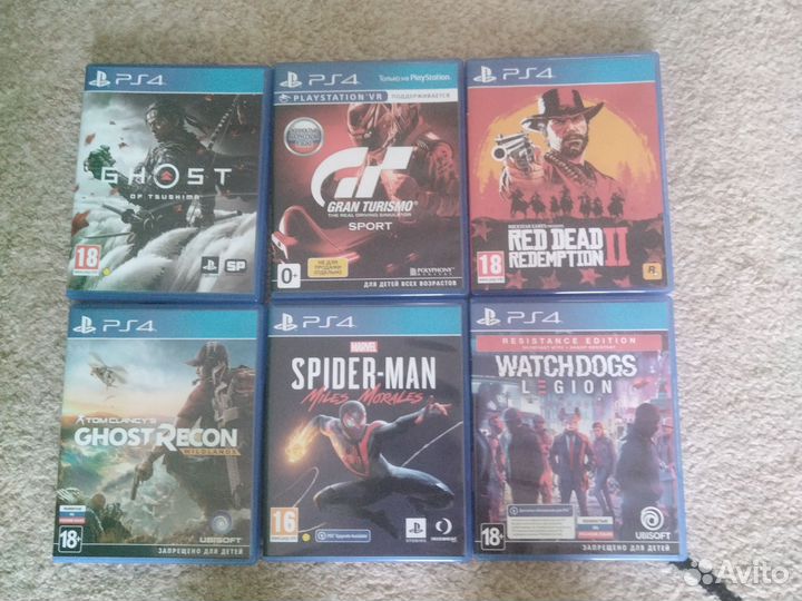 Игры для приставки ps4