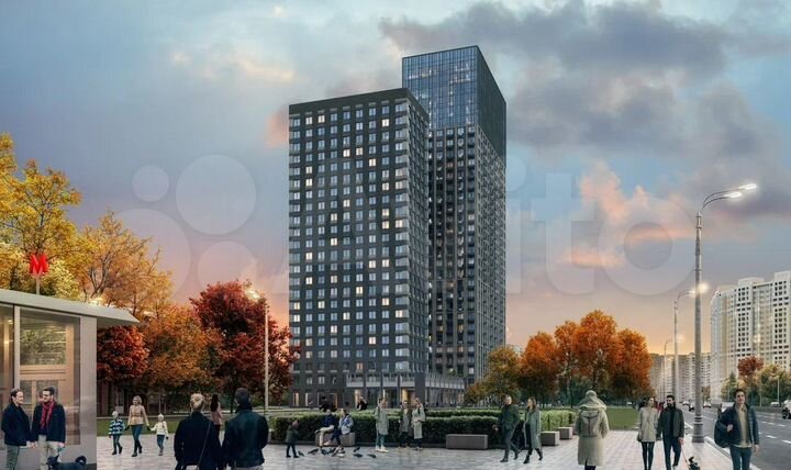 Квартира-студия, 38,1 м², 16/31 эт.