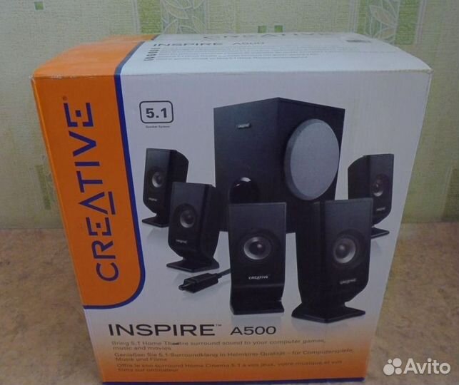 Компьютерные колонки 5.1 creative inspire a500