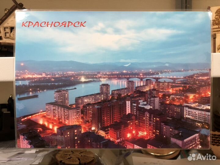 Магнит А4 с видами Красноярска