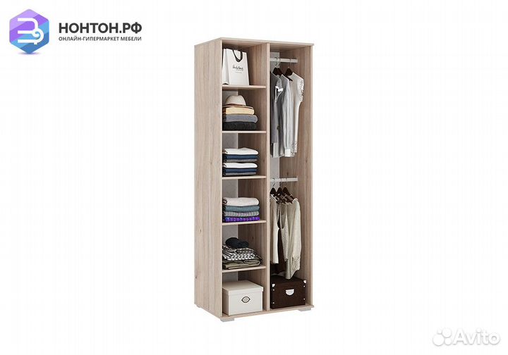 Шкаф 2-х дверный Панда 03.01 дуб мария / белый