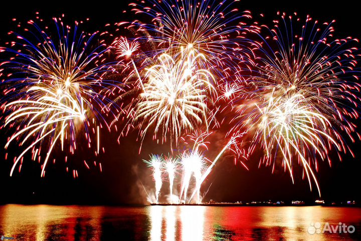 Проведение праздничного салюта фейерверка пирошоу