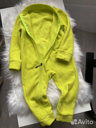 Флисовый комбинезон 80