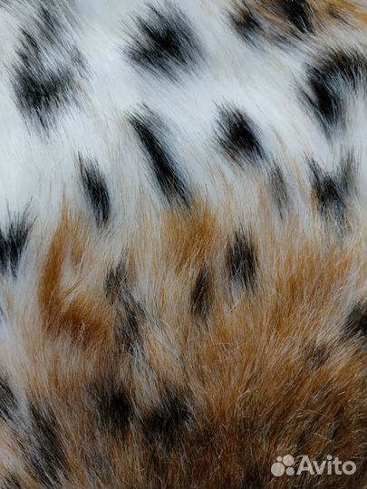 Искусственный мех - зимняя рысь