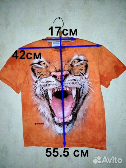 Футболка Mountain Roaring Tiger Face