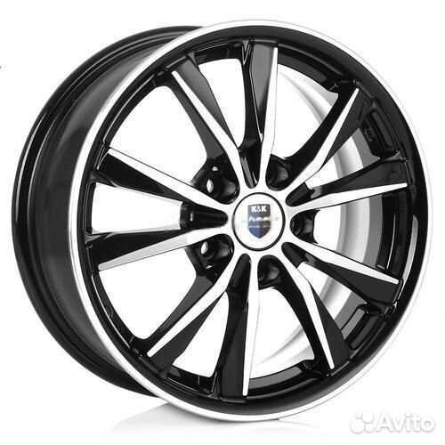 Диски K&K Спайдер 6.5x16 5*112 ET38 DIA57.1 Алмаз черный Литой