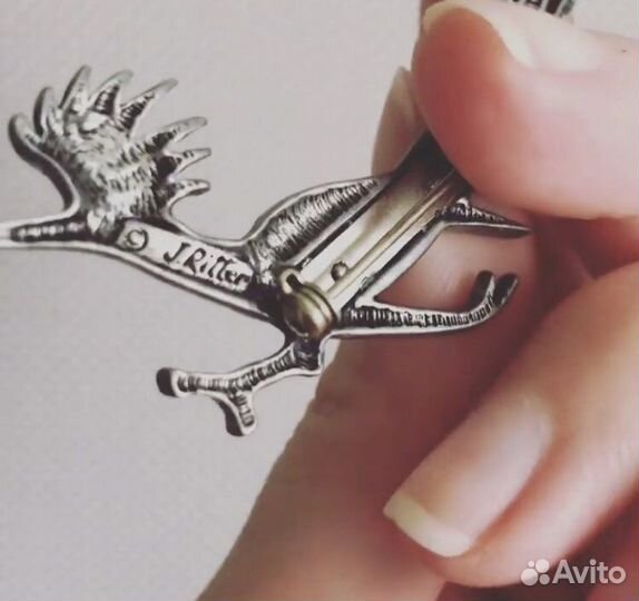 Винтажная брошь США