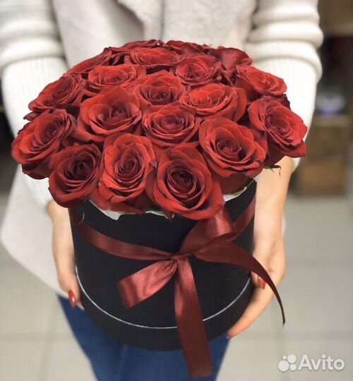 Композиции Коробчки и Цветы Букеты Роз