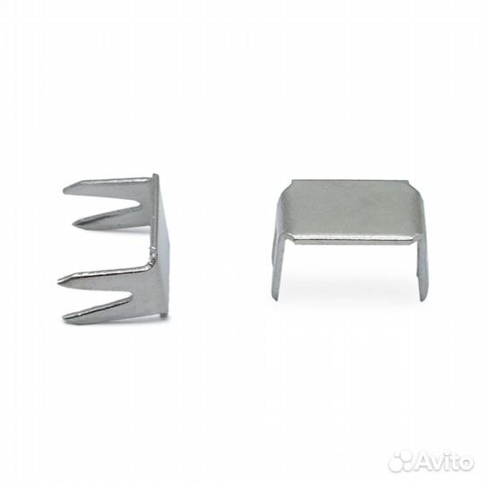 Никель Ограничитель нижний для неразъемной молнии