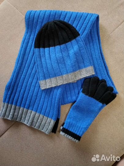 Комплект шапка и шарф для мальчика Gulliver