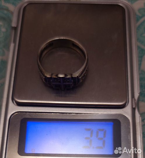 Мужской перстень серебро СССР