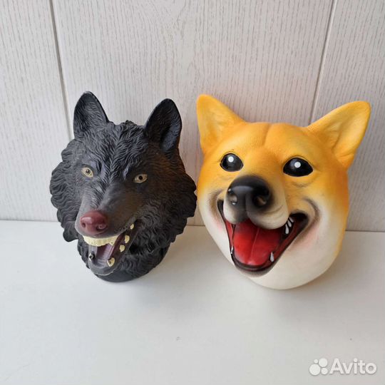 Рукозвери собака на руку волк игрушка