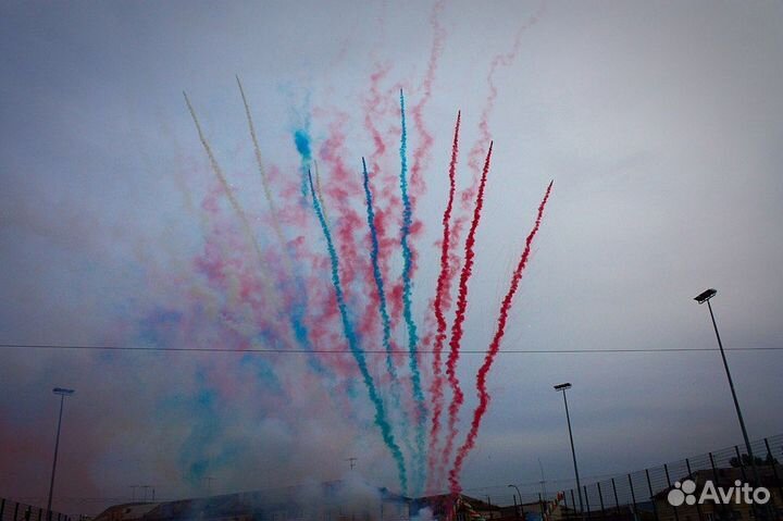 Спецэффекты на гендер-пати