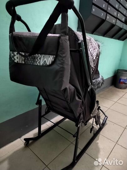 Детские санки коляска ника