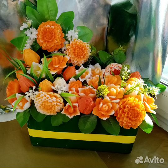 Цветы из мыла