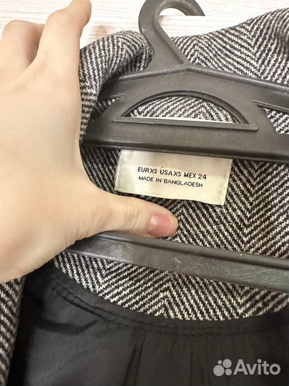 Пальто длинное женское xs s весна осень серое