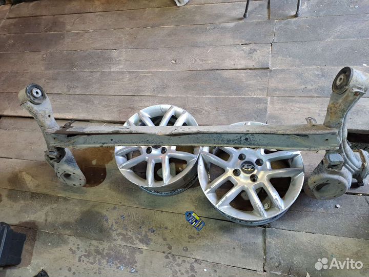 Задняя балка сорярис рио 2011 дисковые тормоза