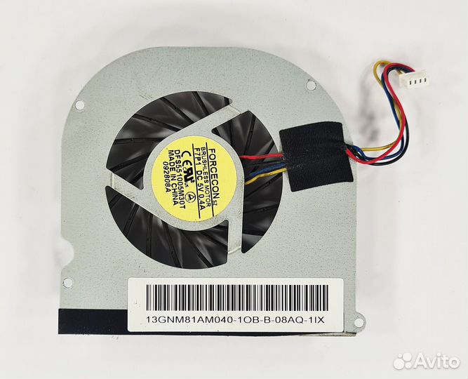 Бу Вентилятор (кулер) для ноутбука Asus F80, F81