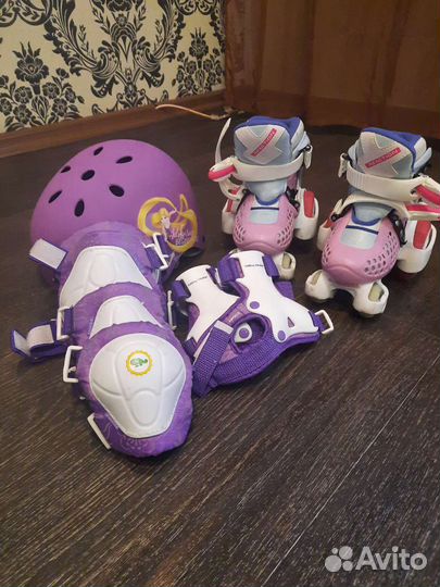 Роликовые коньки детские раздвижные