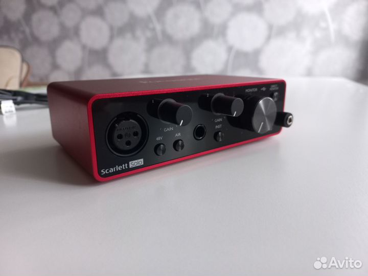 Focusrite scarlett solo 3rd gen