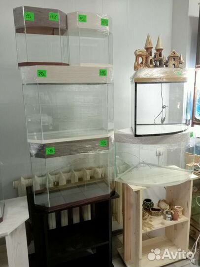 Аквариумы на 5, 10, 15,20,30,35, 50,70,100,120