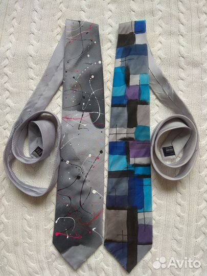 Галстуки натуральный шёлк ручная работа Англия