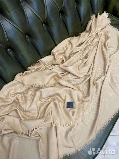 Платок шаль fendi италия кашемир/шелк