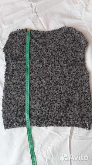 Жилет с пайетками для девочки/девушки 42 размер