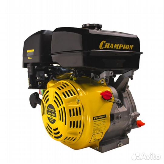 Двигатель champion 13лс, 389см3, G390-1HK шпонка