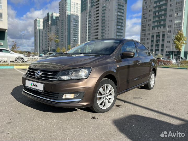 Volkswagen Polo 1.6 AT, 2017, 135 000 км