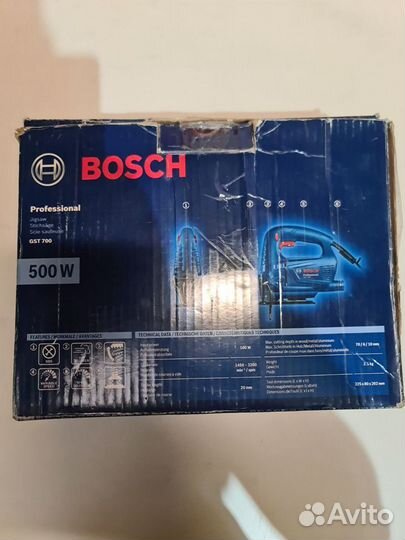 Электролобзик bosch gst 700