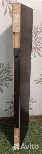 Полка навесная lack черная IKEA