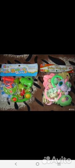 Погремушки 8 шт. в пак, новые