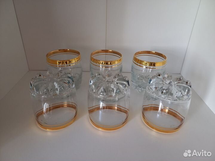 Стаканы для виски Executive gold collection