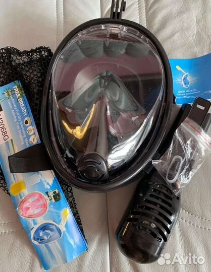 Маска для подводного плавания новая снорклинга