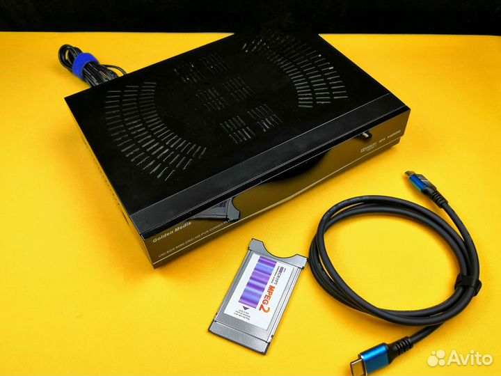 Ресивер Golden Media + hdmi кабель