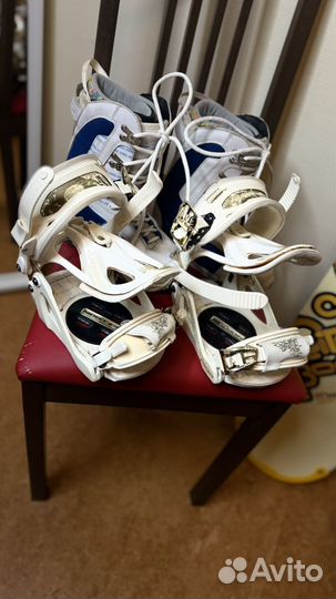 Сноуборд комплект женский 150 см atom