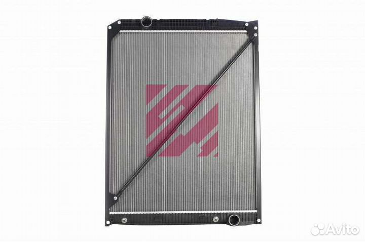 Радиатор Mercedes с рамкой 808x1015x40