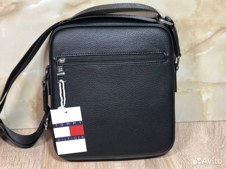 Сумка Tommy Hilfiger мужская чёрная. Новая
