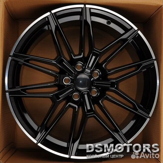 Диски BMW T871 9/19 5x112 ET37 d66.6 black machine